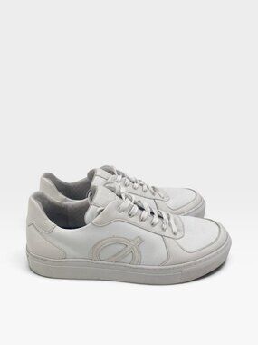 Loci Size EU 42 Classic White GrayVegan Low-Top Court Sneakers Shoes